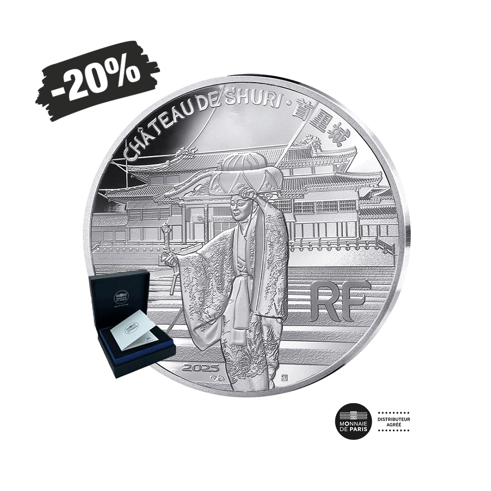 UNESCO - Château de Shuri - Monnaie de 10€ Argent - BE 2025