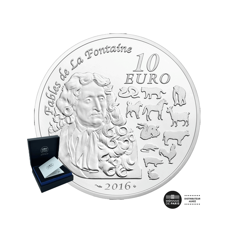 Année du Singe - Monnaie de 10€ Argent - BE 2016