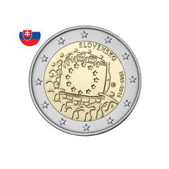 Slovaquie 2015 - 2 Euros Commémorative - 30ème anniversaire du drapeau de l'Union Européenne