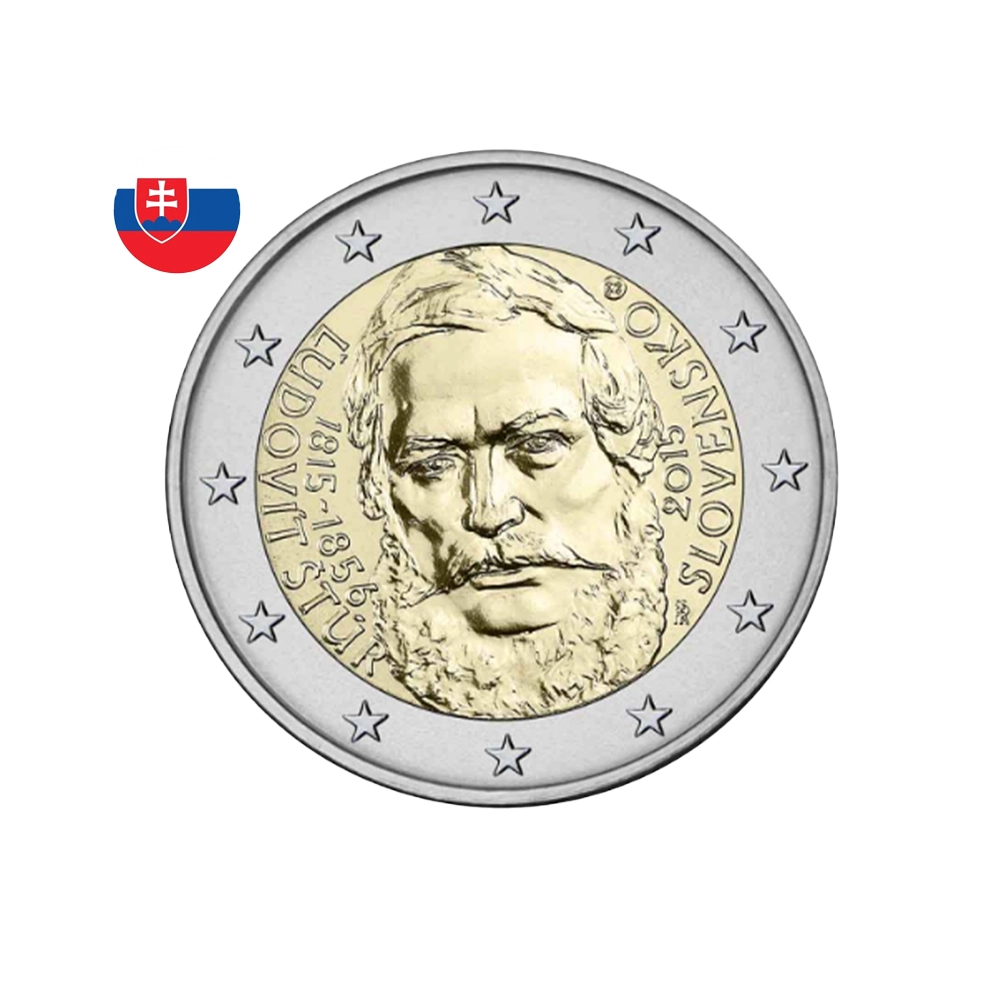 Slovaquie 2015 - 2 Euro Commémorative - 200ème anniversaire de Ludovit Stur