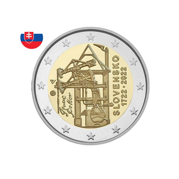 Slovaquie 2022 - 2 Euro Commémorative - Machine à vapeur atmosphérique