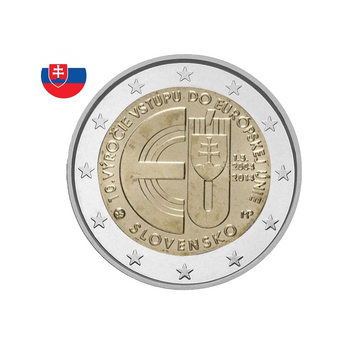 Slovaquie 2014 - 2 Euro Commémorative - Entrée dans l'UE