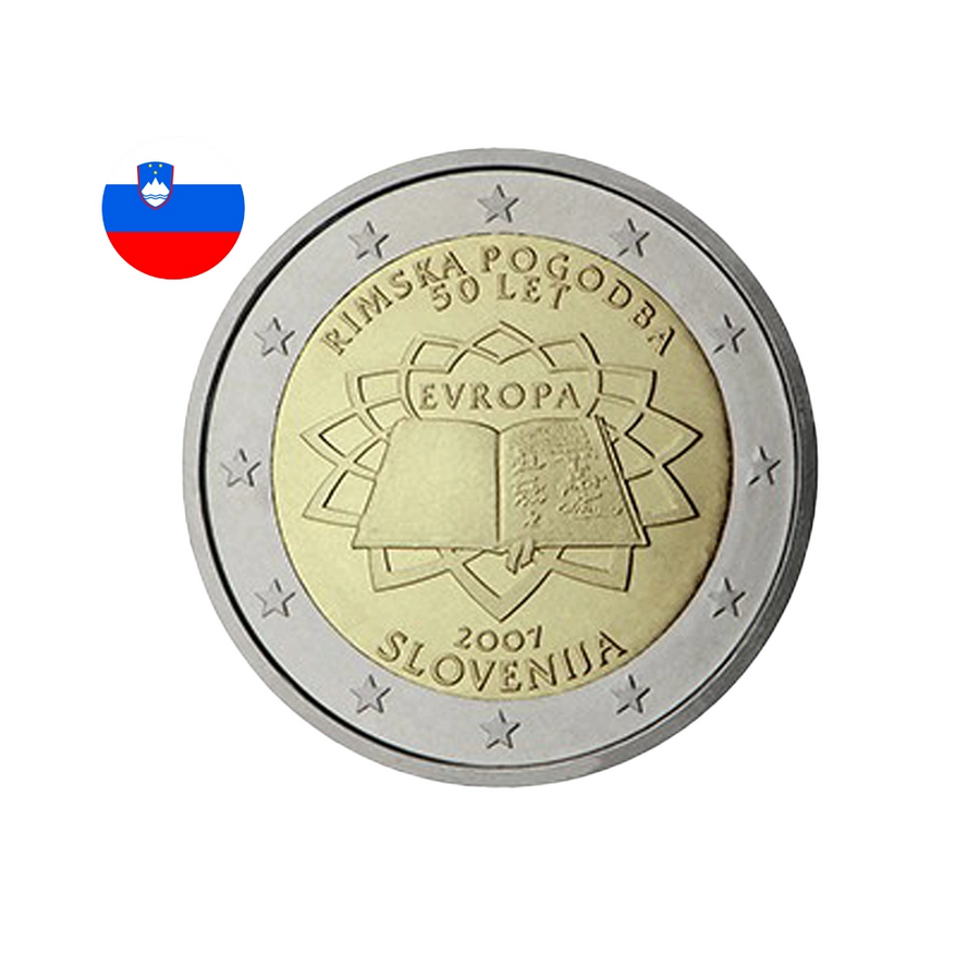 Slovénie 2007 - 2 Euro Commémorative - Traité de Rome
