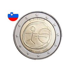 Slovénie 2009 - 2 Euros Commémorative - Union économique et monétaire