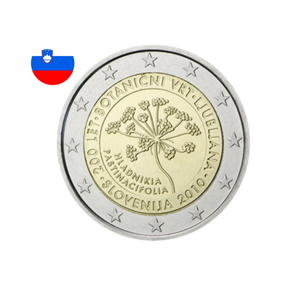 Slovénie 2010 - 2 Euro Commémorative - Jardin botanique de Ljubljana
