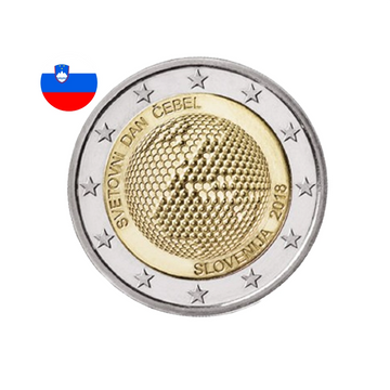 Slovénie 2018 - 2 Euro Commémorative - Journée mondiale des abeilles