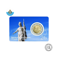 Saint-Marin 2026 - 2 Euros Commémorative - Statut de la Liberté - BU
