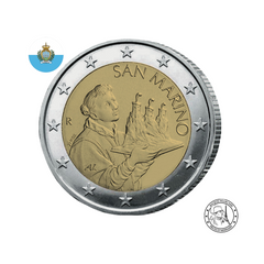 Saint-Marin 2024 - 2 Euros Commémorative - Portrait de Saint-Marin