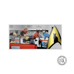 Star Trek Chats - Billet de 1 Dollar Argent  - BU 2019