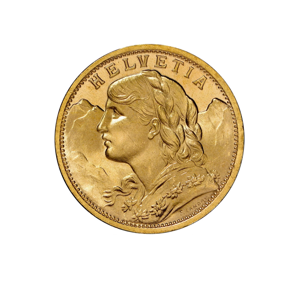 20 Francs - Vreneli - Suisse - 1897-1935