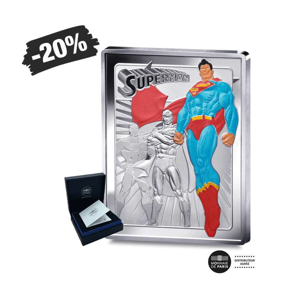 Superman - Monnaie de 10€ Argent - BE 2025