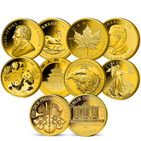 Set 5 monnaies en or « Les monnaies d’investissement » - BU 2025