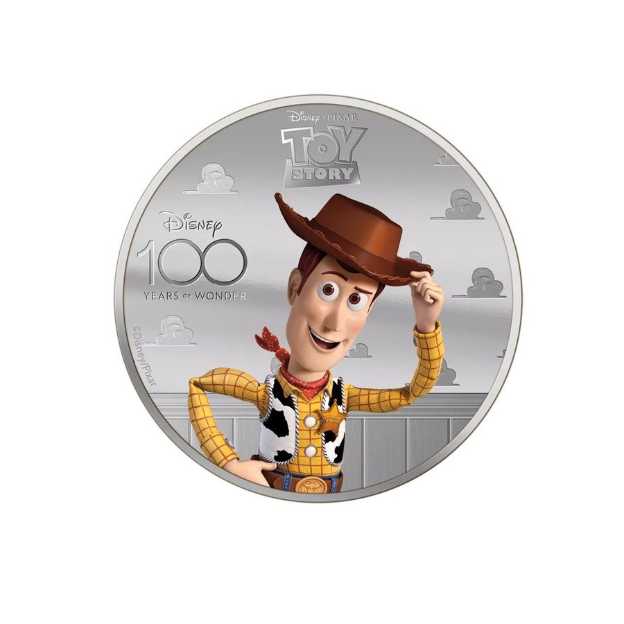 Les 100 ans de Disney - Toy Story - Monnaie de 5 Dollars Argent - BE
