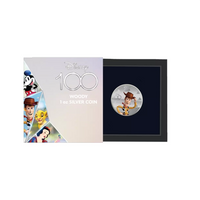 Les 100 ans de Disney - Toy Story - Monnaie de 5 Dollars Argent - BE