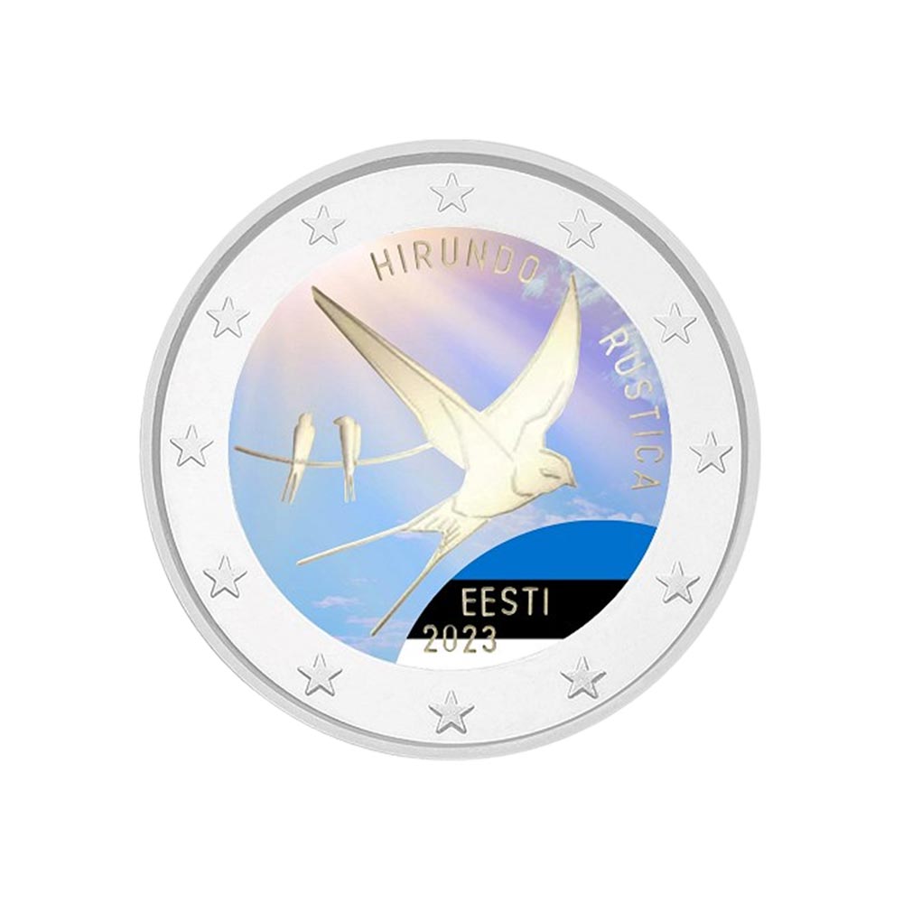 Estonia 2015 - 2 Euro Commemorative - 30 ° anniversario della bandiera dell'Unione Europea