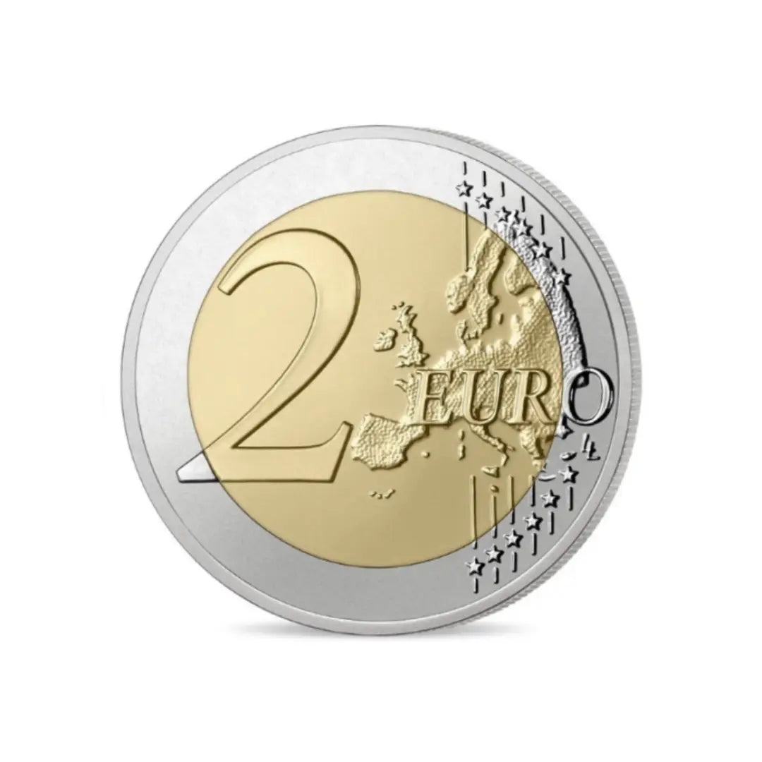 Pieces et Monnaies - Monnaie de 2 Euros commémorative colorisée
