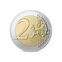 Pieces et Monnaies - Monnaie de 2 Euros commémorative colorisée