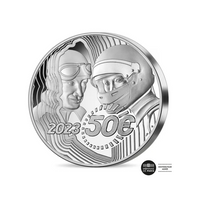 24h du Mans - Monnaie de 50€ Argent - BE 2023