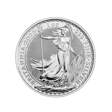 Britannia - 2 pounds money 1oz silver - United Kingdom - 2023 - BU