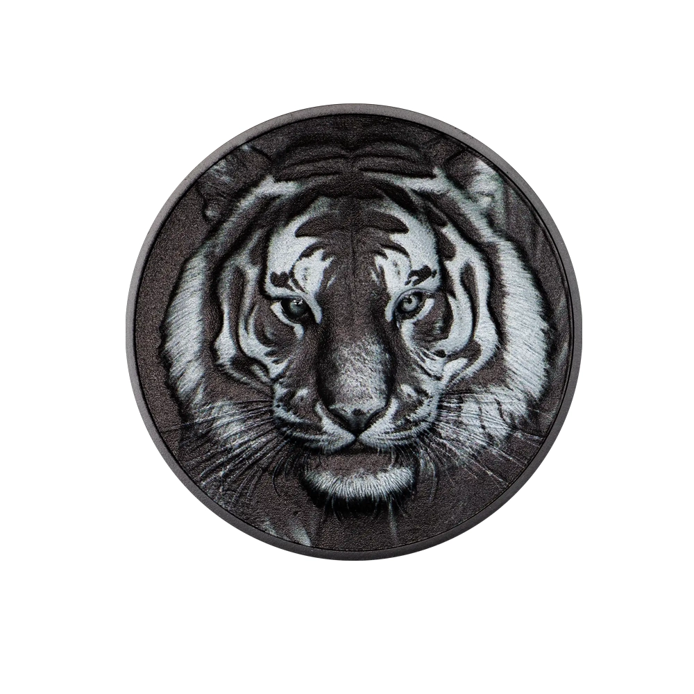 Black and White - Tigre - Monnaie de 5 Dollars - 2025