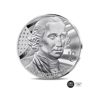 Washington - Lafayette - Monnaie de 10 Euros Argent - BE 2026