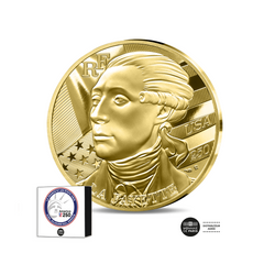 Washington - Lafayette - Monnaie de 50 Euros ¼ Oz Or - BE 2026