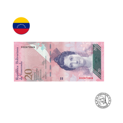 Venezuela - Billet de 20 Bolivares - 2011