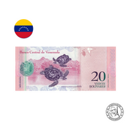 Venezuela - Billet de 20 Bolivares - 2011
