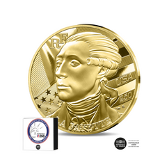 Washington - Lafayette - Monnaie de 200 Euros 1 Oz Or - BE 2026