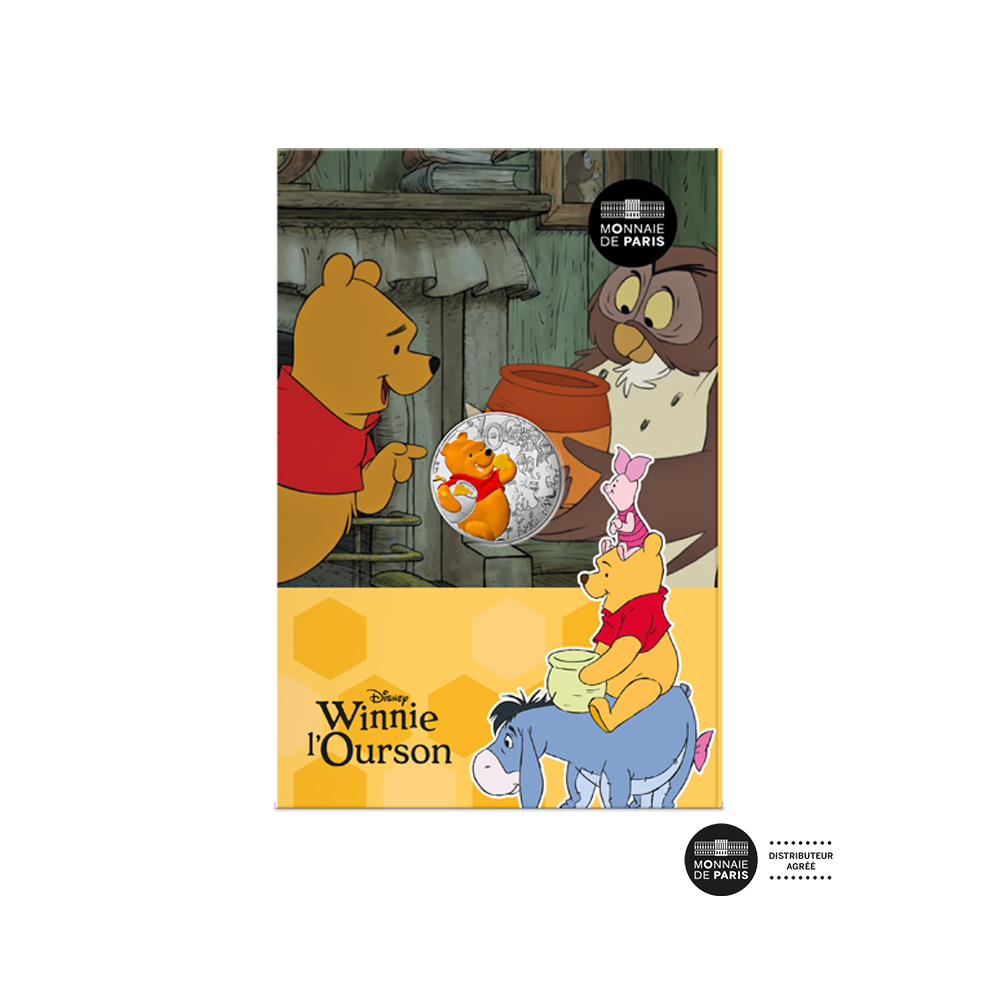 ⁣⁢Disney - Winnie the Pooh - 10 Euro Commemorative Coin - Silver - 2026⁤⁣