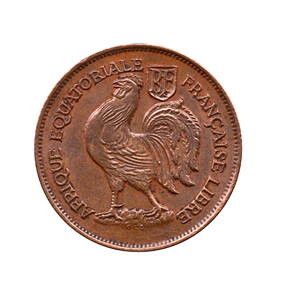 1 franc - Afrique Equatoriale Française - 1943