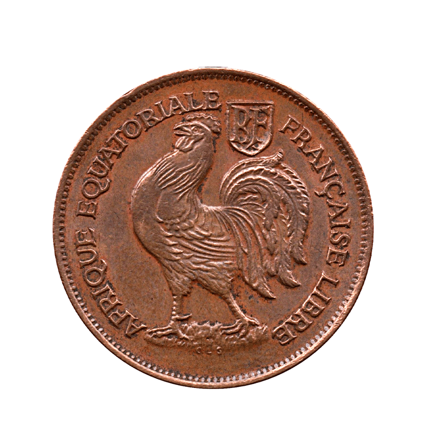 1 franc - Afrique Equatoriale Française - 1943