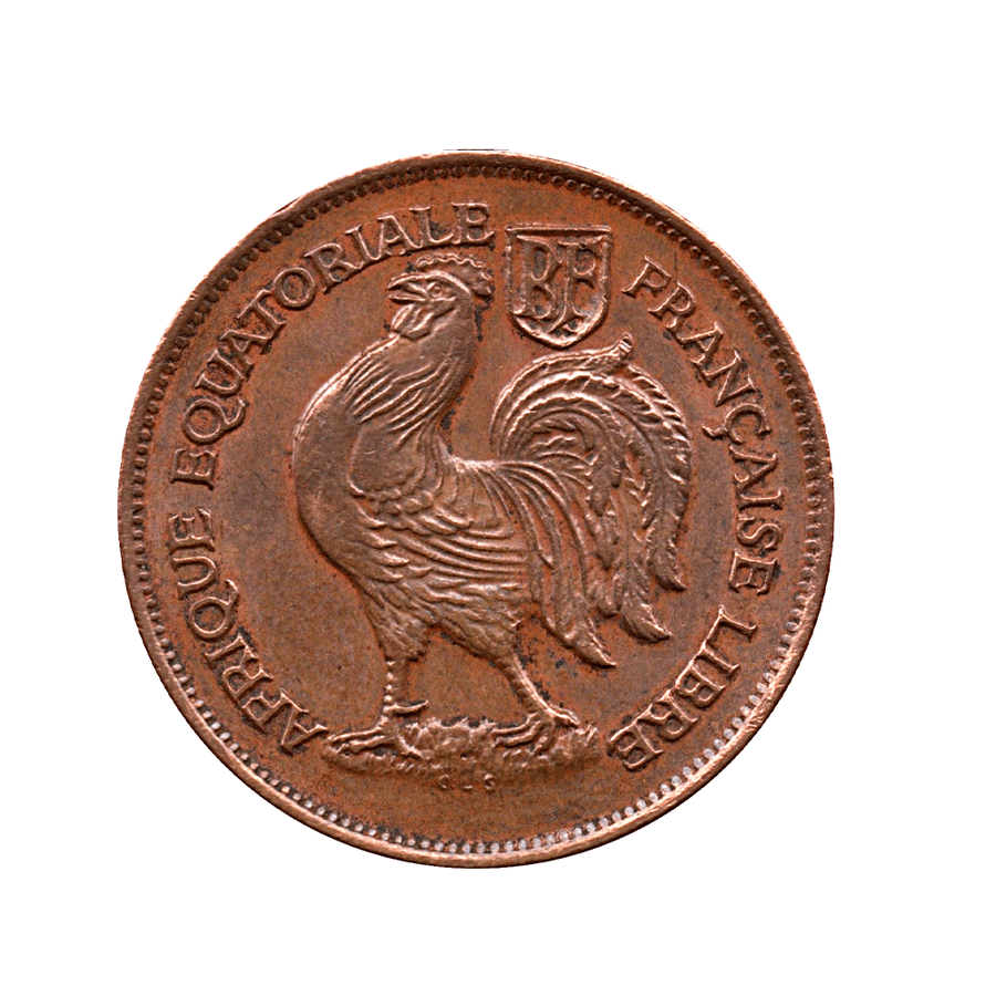 1 franc - Afrique Equatoriale Française - 1943