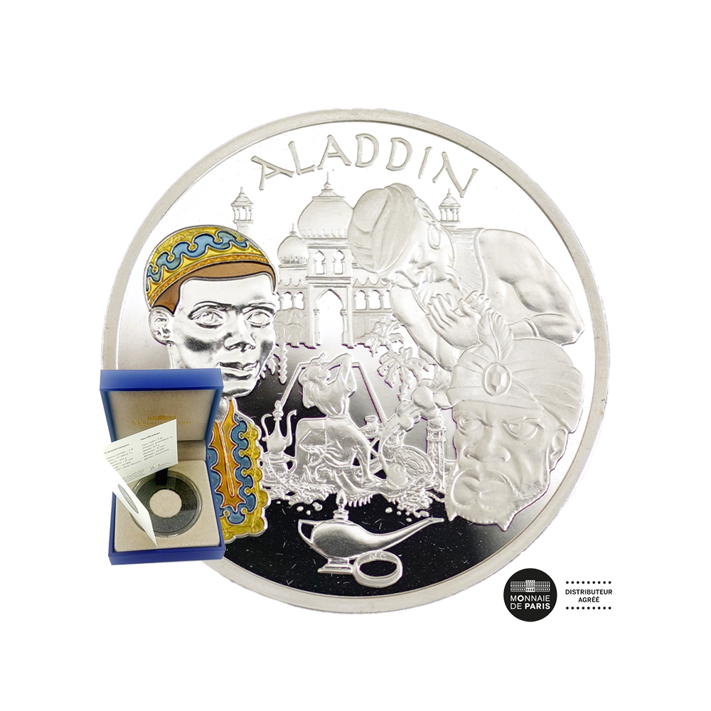 Aladdin - Monnaie de 1,5€ Argent - BE 2004