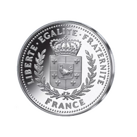 Frappe en argent pur - La France Victorieuse - Le Traité de Rome