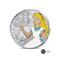 ⁣⁢Disney - Alice in Wonderland - 10-Euro Commemorative Coin - Silver - 2026⁤⁣