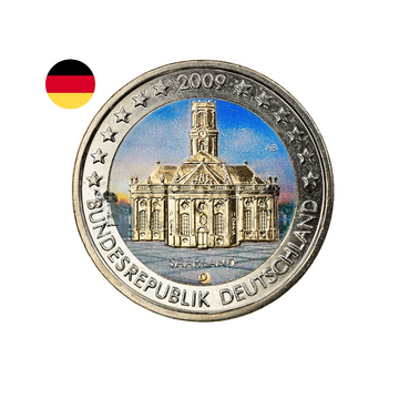 Allemagne 2009 - Sarre - 2 Euro Commémorative - Colorisée