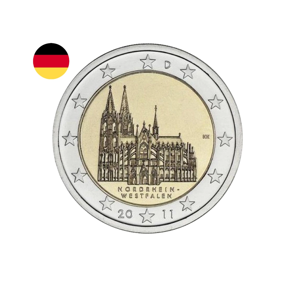Allemagne 2011 - 2 Euro Commémorative - Rhénanie-du-Nord - Westphalie