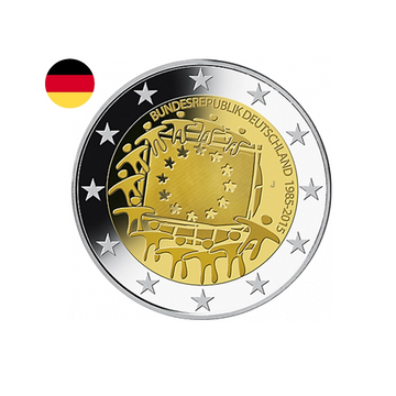 Allemagne 2015 - 2 Euro Commémorative - 30 ans du drapeau européen