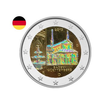 Allemagne 2013 - Bade-Wurtemberg - 2 Euro Commémorative - Colorisée