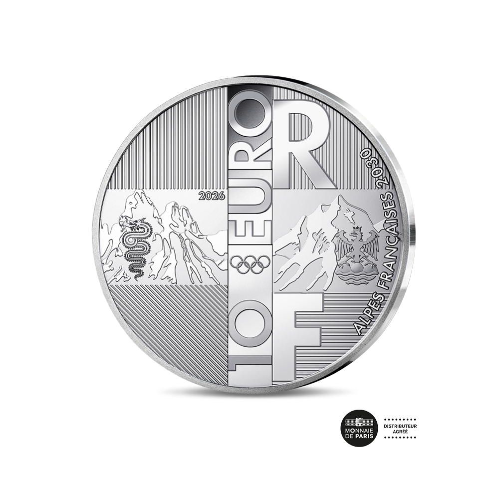Milan Cortina 2026 - Handover - Monnaie de 10 Euros Argent - BE