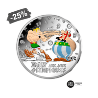 Astérix aux Jeux Olympiques - Monnaie de 10€ Argent - BE 2024