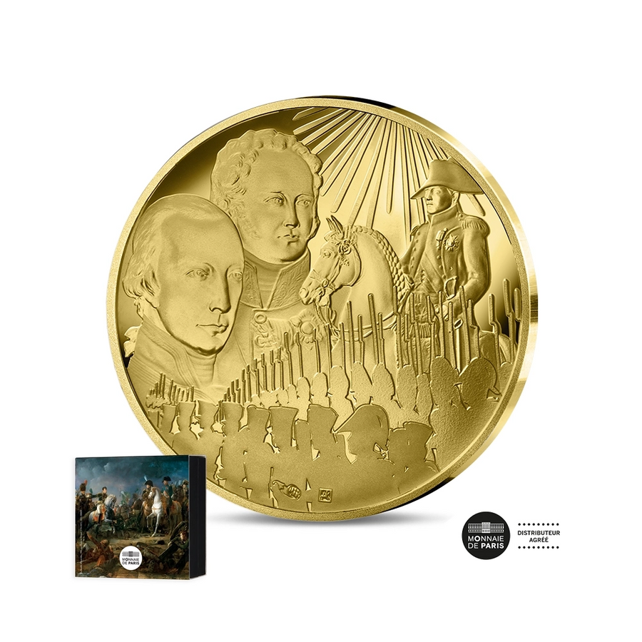 La Bataille d'Austerlitz - Monnaie de 50€ Or ¼ Oz - BE 2025
