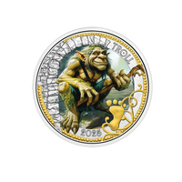 Autriche 2025 - Créatures Mythiques - Le Troll - 3 Euro Commémorative