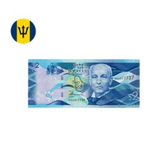 Barbade 2013 - Billet de 2 Dollars - Neuf