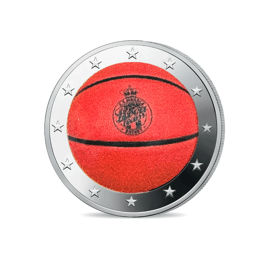 AS Monaco Basket - Roca Team - 2 Euro Commémorative - Colorisée