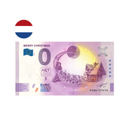 Pays-bas 2020 - Joyeux Noël - Billet souvenir de zéro euro