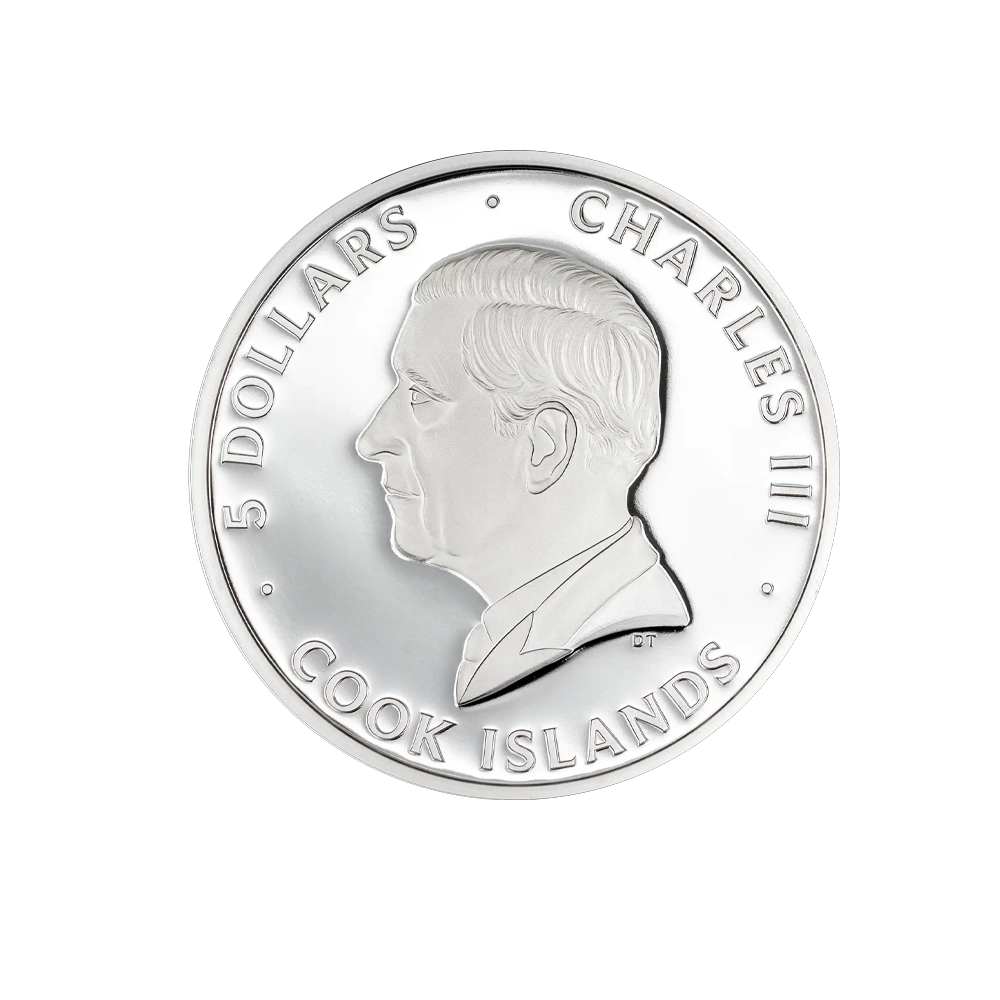 Bionics - Orchidée - Monnaie de 5 Dollars - BE 2026