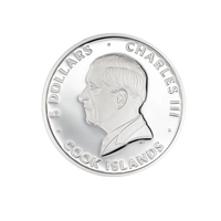 Bionics - Orchidée - Monnaie de 5 Dollars - BE 2026