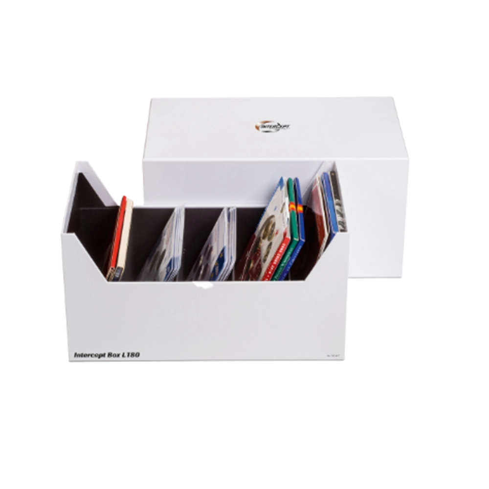 Boîte de rangement - Pour Sets de Monnaies, Lettres, Document jusqu'à 180 x 160 mm